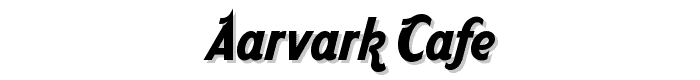 Aarvark Cafe font